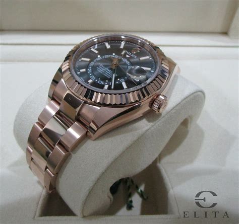 rolex sky dweller rhodium rose gold|Rolex Sky-Dweller price used.